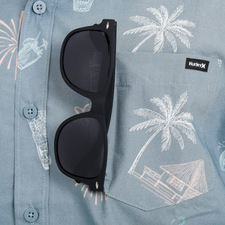 Thumbnail 2: Hurley Men's Short Sleeve Woven Button Down Shirt 