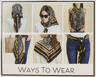 Thumbnail 2: Jessica McClintock Convertible Fashion Scarf w/ Scarf Ring 