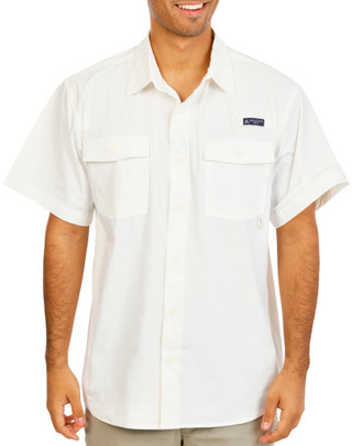 Thumbnail 1: Nautica Men's Short Sleeve Woven Button Down Shirt 