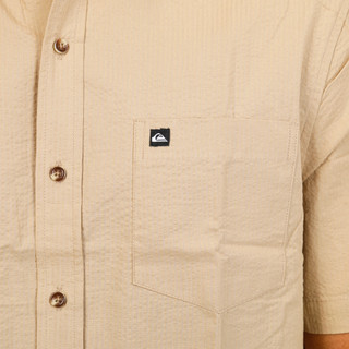 Thumbnail 3: Quiksilver Men's Short Sleeve Seersucker Button Down Shirt 