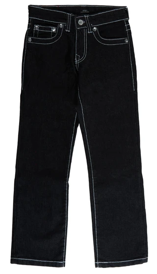 Thumbnail 1: True Religion Junior's Ricky Relaxed Straight Jeans 