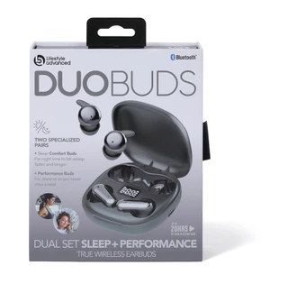 Thumbnail 1: Lifestyle Advances Dual Set Sleep + Performance Wireless Earbuds 