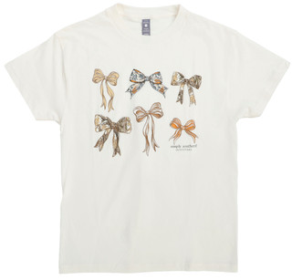 Thumbnail 1: SIMPLY SOUTHERN Girls Bow Print Tee 