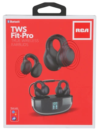 Thumbnail 1: RCA TWS Fit-Pro Wireless Earbuds 