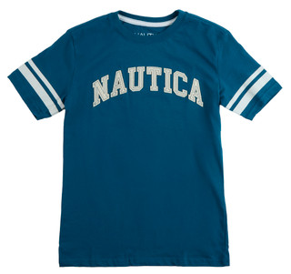 Thumbnail 1: Nautica Big Boy's Short Sleeve Stitch Logo Tee 