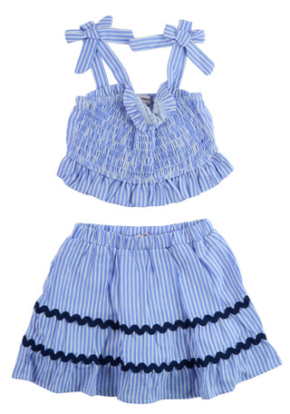 Thumbnail 1: Love Squared Girls Girls 2 Pc Skirt Set 