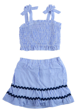 Thumbnail 2: Love Squared Girls Girls 2 Pc Skirt Set 
