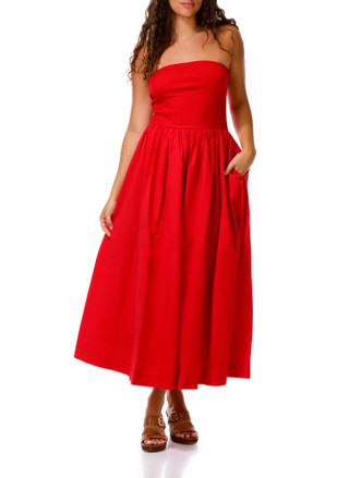 Thumbnail 1: Double Zero Juniors Tube Top Maxi Dress 