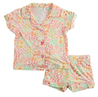 Thumbnail 1: Jessica Simpson Toddler Girls 2 Pc Floral Pajama Shorts Set 