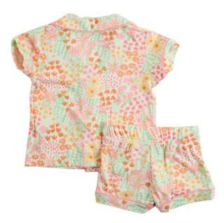 Thumbnail 3: Jessica Simpson Toddler Girls 2 Pc Floral Pajama Shorts Set 