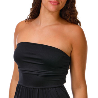 Thumbnail 2: Derek Heart Juniors Tube Top Crepe Jumpsuit 