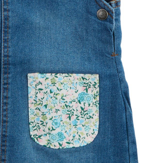 Thumbnail 4: Jessica Simpson Little Girls 2 Pc Floral Jumper Dress Set 