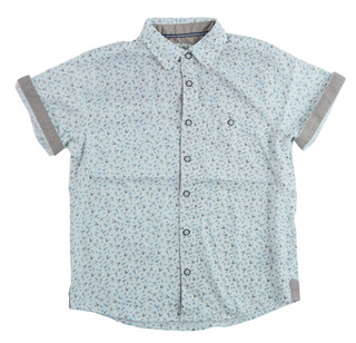 Thumbnail 1: Distortion Big Boy's Short Sleeve Tech Button Up Shirt 