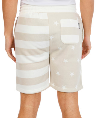 Thumbnail 2: BROOKLYN CLOTH Men's Fleece Tonal Flag Shorts 