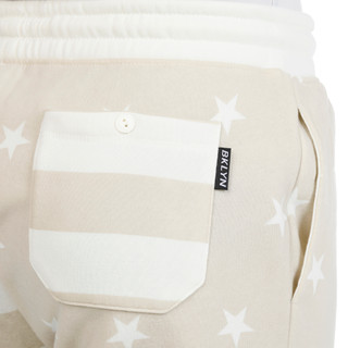 Thumbnail 3: BROOKLYN CLOTH Men's Fleece Tonal Flag Shorts 