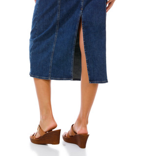 Thumbnail 2: Levi's Juniors Denim Seamed Bustier Midi Dress 