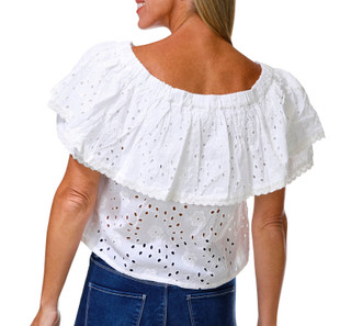 Thumbnail 3: Dotti Women's Eyelet Top 