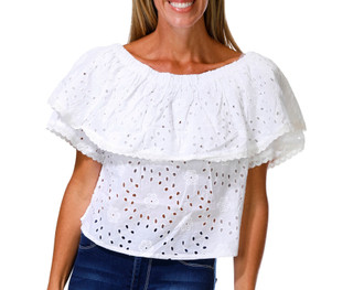 Thumbnail 1: Dotti Women's Eyelet Top 
