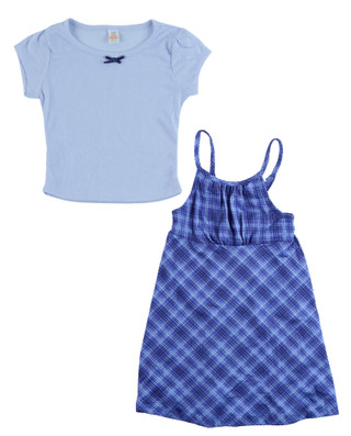 Thumbnail 2: Star Ride Girl's 2 Pc Empire Dress Set 