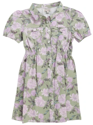 Thumbnail 1: Nanette Lepore Girls Floral Utility Dress 