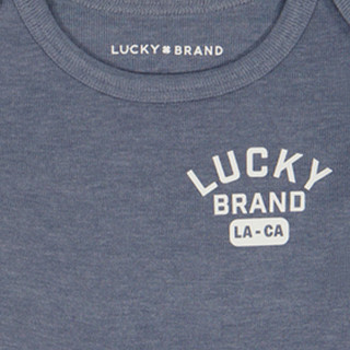 Thumbnail 3: Lucky Brand Baby Boy's 4 Pc Short Sleeve Lucky Onesie Set 