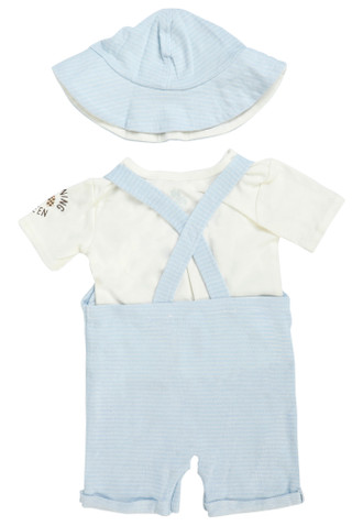 Thumbnail 2: Disney Baby Boys 3 Pc Cars Shortalls Set 