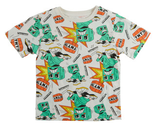 Thumbnail 1: Minecraft Big Boy's Short Sleeve Graphic Tee 