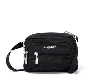 Thumbnail 1: BAGGALLINI Mini Triple Zip Crossbody Bag 