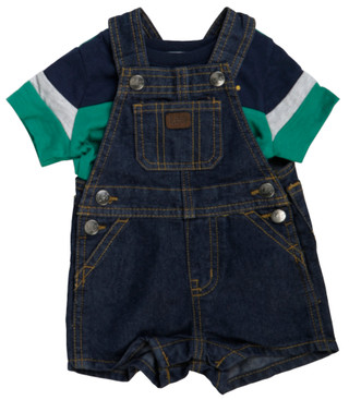 Thumbnail 1: Lee Baby Boy 2 Pc Shortalls Set 
