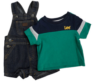 Thumbnail 3: Lee Baby Boy 2 Pc Shortalls Set 