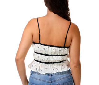 Thumbnail 2: LUSH Juniors 3-Tie Ruch Tank Top 