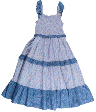 Thumbnail 1: Andy & Evan Junior's Sleeveless Floral Tiered Maxi Dress 