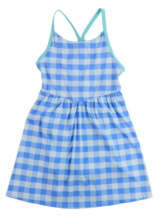 Thumbnail 1: Andy & Evan Junior's Gingham Swim Dress 