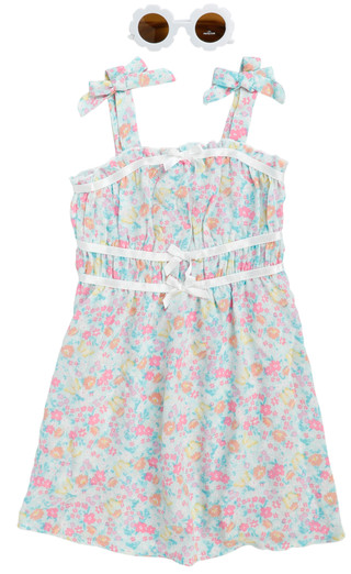 Thumbnail 1: Love Squared Little Girls 2 Pc Dress Set 