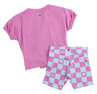 Thumbnail 2: Champion Little Girls 2 Pc Bike Short Set 