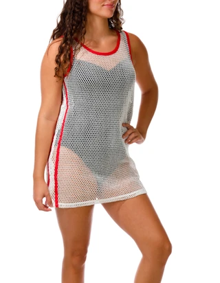 Thumbnail 1: Billabong x Lottie Hall Juniors You're A Star Open Knit Dress 