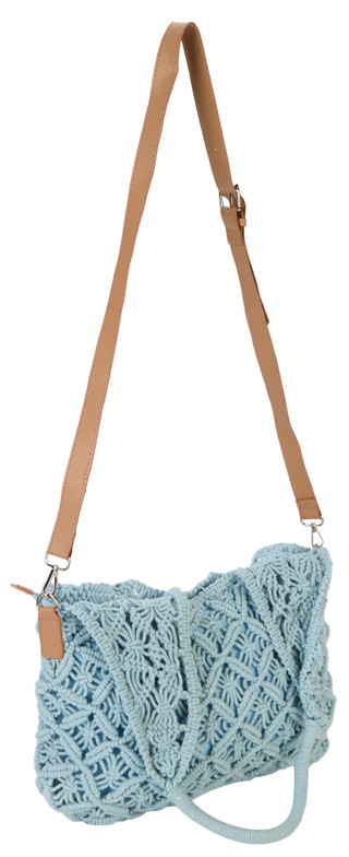 Thumbnail 2: SOL AND MER Macrame Large Convertible Tote Bag 