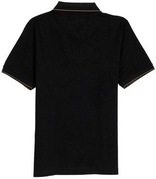 Thumbnail 2: Denim & Flower Big Boy's Short Sleeve 1/4 Zip Polo 