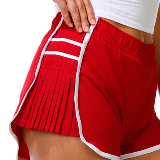Thumbnail 3: Jessica Simpson Women's Active Pleated Flutter Shorts 