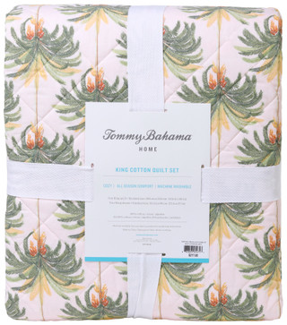 Thumbnail 3: TOMMY BAHAMA  3 Pc Santiago Quilt Set 