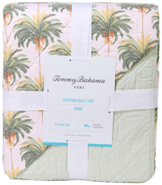 Thumbnail 1: TOMMY BAHAMA  3 Pc Santiago Quilt Set 