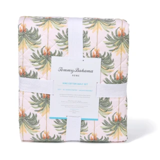 Thumbnail 5: TOMMY BAHAMA  3 Pc Santiago Quilt Set 