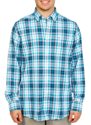 Thumbnail 1: Southern Tide Men's Long Sleeve Plaid Button Down Shirt 