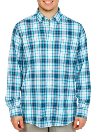 Thumbnail 1: Southern Tide Men's Long Sleeve Plaid Button Down Shirt 