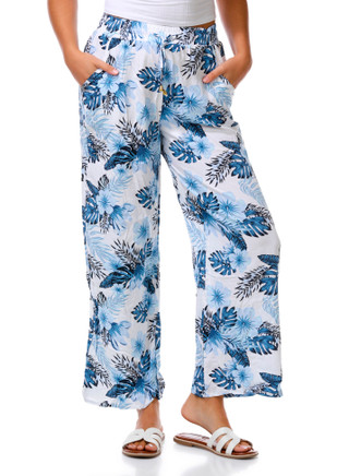 Thumbnail 1: Indero Juniors Tropical Wide Leg Pants 