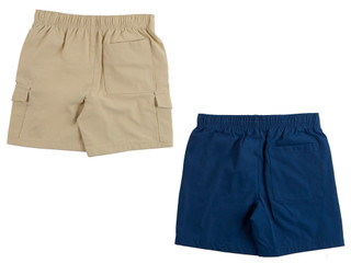 Thumbnail 2: 10 Threads Little Boy's 2 Pk Tech Cargo Short Set 