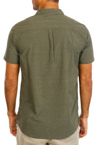 Thumbnail 2: Rip Curl Men's Short Sleeve Vaporcool Button Down Shirt 