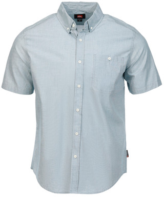 Thumbnail 1: Quiksilver Men's Short Sleeve Fallbrook Button Down Shirt 