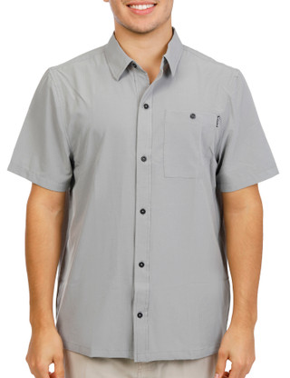 Thumbnail 1: DAKINE Men's Short Sleeve Woven Button Down Shirt 