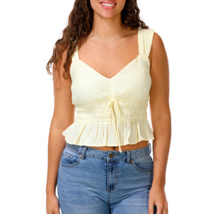 Thumbnail 1: Liberty Love Juniors Smocked Sleeveless Top  
